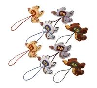 Alasum 8pcs Plush Horse Bag Charm Soft Animal Keychains Lightweight Portable for Backpack Car Home Party Favors Positive Success Horse Gift