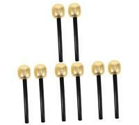 Alasum 8pcs Simulated Microphone Props Pretend Model Mic for Boys and Girls Parties Stage Shows and Cosplay Events Encourages Creative Expression and Confidence Building