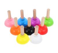 Alasum 9pcs Mini Plunger Trick Set with Lightweight Silicone and Wood Material, Realistic Appearance and Creative Design, for Casual Gatherings and Prank Magic Props
