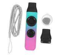 Alasum Adjustable Kazoo Double-hole Tone Plastic Kazoo Set with Flute Diaphragms for Beginners Compatible with Ukulele and Guitar for Children's Musical Enlightenment