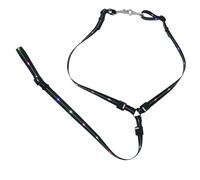 Alasum Adjustable Pulling Rope LED Horse Strap Black Pu Nylon Waterproof Flashing Equestrian Strap with USB Cable Design Safe and Easy to Put for Horse Riding Assorted style