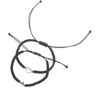 Alasum Adjustable Rope Heart Bracelets for Travel Commemorative 2pcs Matching Woven String Bracelets Expressing Feelings and Showing Friendship for Mother and Daughter