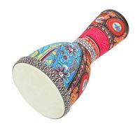 Alasum African Drumset for Boys and Girls Hand Djembe Drum Musical Instrument for Early Learning Hand-painted Pattern Safe Material Lightweight Random Style