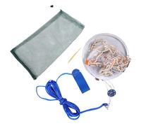 Alasum American Aluminum Ring Cast Net for Fishing Heavy Duty Hand Thrown Bait Trap Net with Steel Weights Depth Freshwater and Saltwater for Efficient Catching