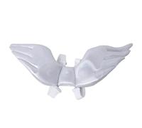 Alasum Angel Wings Adorable for Cats Halloween Pet Costume Comfortable Cloth Material with Easy Closure Winter Wear Pet Clothes in White for Daily Use