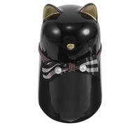 Alasum Animal Urns Ceramic Ashes Jar Cat Urn for Ashes Dignified Display Long Time Preservation Elegant Design Ceramic 5.79x3.15x3.15in at Home Display Random Color
