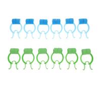 Alasum Anti Snore Nose Clip Effective Nose Fixing Clips Comfortable Texture 12pcs Lightweight Pom Material Suitable for Reading Eating Breath Accessory