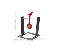 Alasum Auto Reset Metal Bird Shape Practice Target with Base Self-resetting Training Tool for Outdoor Shooting and Archery Practice
