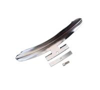 Alasum Banjo Armrest Silver Plated Zinc Alloy Single Leg Design with Mirror Finish Banjo Replacement Part for Restoration