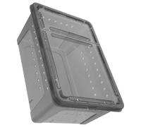 Alasum Bearded Dragon Transport Container with Ventilation, Multi-Use Plastic Reptile Box for Tortoises and Spiders, Lightweight and Sturdy Breeding Habitat