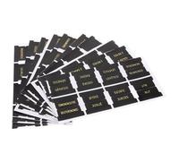 Alasum Bible Tabs with Convenient Design and Good Hand Feeling Black Pu Leather for 80 Pcs for Study Bible Indexing for DIY Projects and Handcrafts