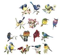 Alasum Bird Embroidered Patches Made Sturdy Embroidery Thread Sew on Applique 15pcs Easily Attached and Not Easy to Fade for Clothes and Jackets for Fashion and Occasions
