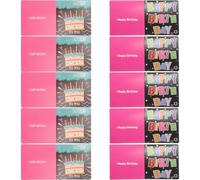 Alasum Birthday Cards with Simple and Chic Style Paper Material 10pcs for Expressing Blessings and Writing Suitable for Birthday Celebrations