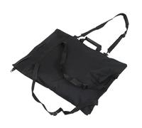 Alasum Black Canvas Drawing Storage Bag with Zipper and Tote Handle, Easy to Clean Waterproof Drawing Board Case, Multi-Functional A3 Art Portfolio Carrying Bag