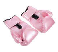 Alasum Boxing Gloves in Pink Pu Leather with Sponge Lining for Fighting Practice and Cardio, Stylish Design to Reduce Injury and Provide Optimum Absorbency