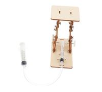 Alasum Boy Girl Diy Hydraulic Toy Kit for Science Experiments Assembly Educational Hydraulic Lift Toy Safe Natural Wood Materials for Creative Learning