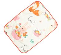 Alasum Breathable Reusable Diaper Changing Mat Layers Mat Cotton TPU Compartment Fast Water Absorption for Travel Use Lay It on The Bed