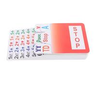 Alasum Bridge Bidding Cards Pvc Set for Indoor Board Games Mini Play Cards for Bridge Game Suitable for Party and Family Play