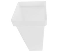 Alasum Bucket Sturdy Flower for White Arranging and Storage Modern Simple Design Floral Stem Holder Container, Gardening and Shop Use