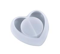 Alasum Candle Holder Mold for Handmade Candlestick Making Heart-Shaped for DIY Crafts Silicone Easy to Use One-piece Mould for Home and Shop DIY Projects
