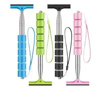 Alasum Car Mirror Squeegee 4pcs Extendable Mini Wiper for Side Mirrors Windshields and Fog Removal Portable Car Cleaning Tool Retractable Handle