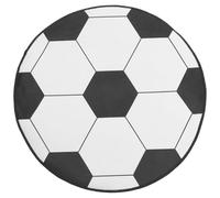 Alasum Carpet Rug with Unique Soccer Pattern, Polyester Material, Nonskid and Noise Reduction Features, as A Desk Ground Mat Or Chair Rug for Bedroom Or Next to The Bed Area