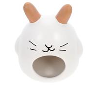Alasum Ceramic Hamster House for Small Pets and Hamsters, White Cooling Hide Cabin Ensuring Good Sleep, Practical Pet Supply for Rest and Comfort