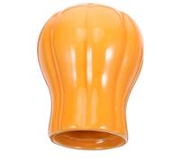 Alasum Ceramic Pumpkin Utensil Crock Decorative Plant Pot Element for Kitchen Countertop , Orange Halloween Fall Decoration with Rustic Farmhouse Style and Utensil Organization for Autumn