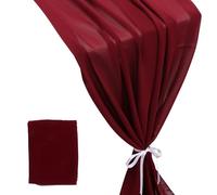 Alasum Chiffon Table Runner for Wedding with Light Weight and Simple Style, Practical and Creative Tablecloth Decoration for Everyday Use and Holiday Decoration