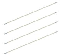 Alasum Chimney Cleaning Rods 4Pcs Nylon Brush for Dryer Vent and Fireplace Pipe Maintenance Professional Tools for Kitchen and Air Duct Cleaning