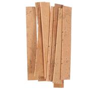 Alasum Clarinet Neck Cork Sheet Replacement 10pcs Natural Cork Sheet for Woodwind Instrument Repair Accessories for Musician Maintenance