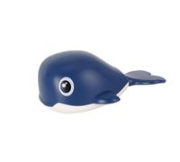 Alasum Clockwork Swimming Whale Kids Bathtime Toy Dark Blue Wind-up Water Plaything for Toddlers Bath and Shower Fun