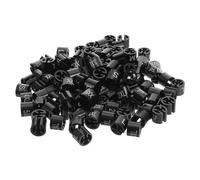 Alasum Clothes Hanger Size Marker Clips Black 200pcs Round with Coding System Lightweight for Clothing Displays and Store Presentation