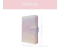 Alasum Colorful Magnetic Buckle Notebook Cover Lightweight Anti-slip Notepad Protector for Office Classroom Students and Teachers Eco-friendly Handbook Case