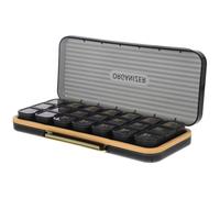 Alasum Compartment Pill Box Travel Case for Weekly Medication Organizer Portable Medicine Storage Cute Design for Go Use Daily Pill Reminder