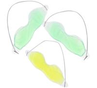 Alasum Cooling Gel Eye Mask Random Color at Home for Therapy 3pcs Soothes and Relieves Eyes with PVC and Gel Material for Better Sleep and Anytime Anywhere