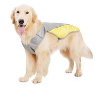 Alasum Cooling Vest and Heat-proof Temperature Adjustment for Dogs and Puppies, Breathable Fabric with Reflective Strip Design Lightweight Summer Pet Harness Random Color for Outdoor