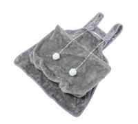 Alasum Coral Fleece Cat Holding Apron with Pocket for Pets Warm Comfortable Carrier for Cats Puppies Rabbits Cozy Design Keeps Home Clean and Pets Calm