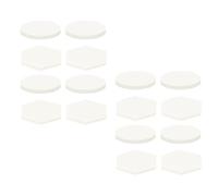 Alasum Coral Frags Breeding Aquarium Bases in Ceramic for 30pcs and Branching White High Temperature Fired Material Safe for Propagation and Live Rocks Fish Tanks