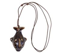 Alasum Creative Dolphin Shape Ceramic 4-hole Ocarina Wind Instrument Beautiful Sounds and Simple Design, Portable Music Instrument for Beginners and Music Lovers