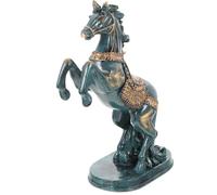 Alasum Creative Resin Standing Horse Decoration for Home and Study, Blue Horse Ornament Fine Workmanship and Unique Design, Desktop Sculpture for Bedroom Or Office Decor