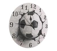 Alasum Creative Silent Soccer Wall Clock with Precise Mechanism Decorative Ball Clock for Bedroom Living Office Home Decor Modern Non Ticking Design