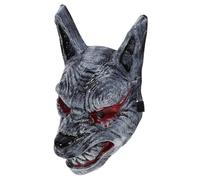 Alasum Creative Wolf Appearance and Has No Burrs Halloween Mask Made of Plastic, Does Not Affect Breathing Costume Accessory for Bar or Party Use