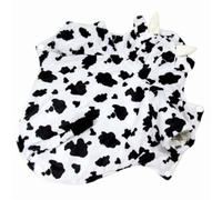 Alasum Cute Cow Modelling Dog Clothing Lightweight Plush Pet Garment Warm Cotton Decorative Clothes for Dogs Suitable for Photo Taking and Special Occasion