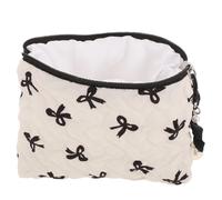 Alasum Cute Makeup Bags Lightweight Multifunctional Storage Bowknot Polyester Travel Cosmetic Bag for Women with Elegant Design, Chic Style on The Go