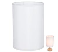 Alasum Cylinder Lamp Shade - E27 Barrel Lampshade, White, 5.5x8, Easy to Use, Easy Maintenance for Table Lamp, Hallway