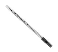 Alasum D Key Soprano Recorder Tin Whistle Metal Flute for and Adults, Professional Irish Whistle Instrument in Elegant Silver for Beginner Music Learning and Performance
