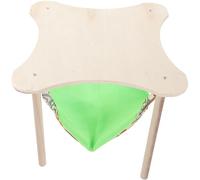 Alasum Delicate Hamster Hammock Hanging Bed for Rats and Hamsters, Made of Supple Wood with Assorted Colours, Practical to Use as A Comfortable Small Animal Accessory for Cage Or Habitat