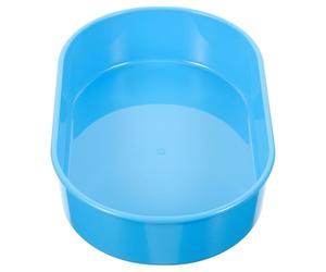 Alasum Dispenser Tray Cart Container Storage Container Easy to Clean Safe Plastic Blue Simple Generous Bright Colour Suitable for Dental Clinics Nursing Homes for Staff
