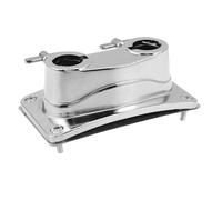 Alasum Double Bass Drum Leg Mount Bracket Floor Tom Drum Holder for Percussion Instruments Silent Practice Rapid Setup Fit for Studio Live Performance